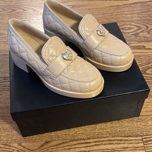 Chanel 23C Monte Carlo Heart Loafer - NWT, Never Worn, Absolutely Perfect